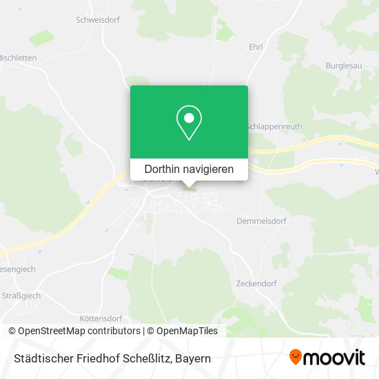 Städtischer Friedhof Scheßlitz Karte