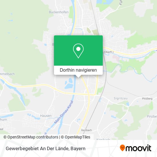 Gewerbegebiet An Der Lände Karte