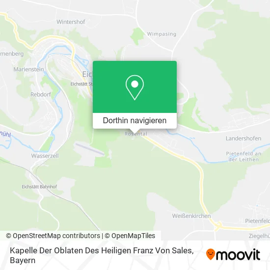 Kapelle Der Oblaten Des Heiligen Franz Von Sales Karte