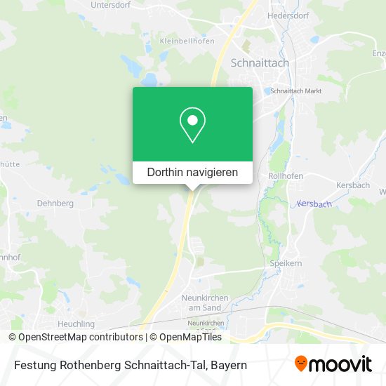 Festung Rothenberg Schnaittach-Tal Karte