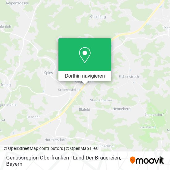 Genussregion Oberfranken - Land Der Brauereien Karte