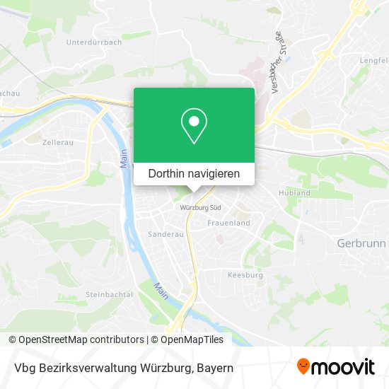 Vbg Bezirksverwaltung Würzburg Karte
