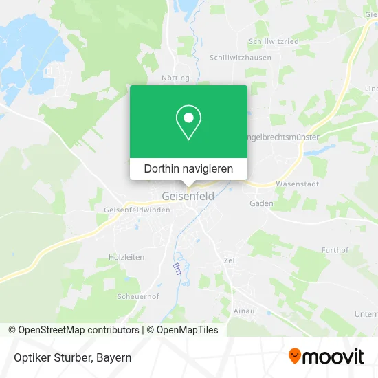 Optiker Sturber Karte