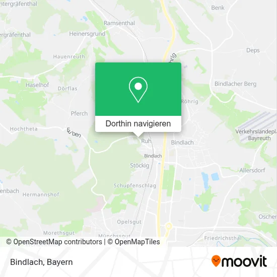 Bindlach Karte