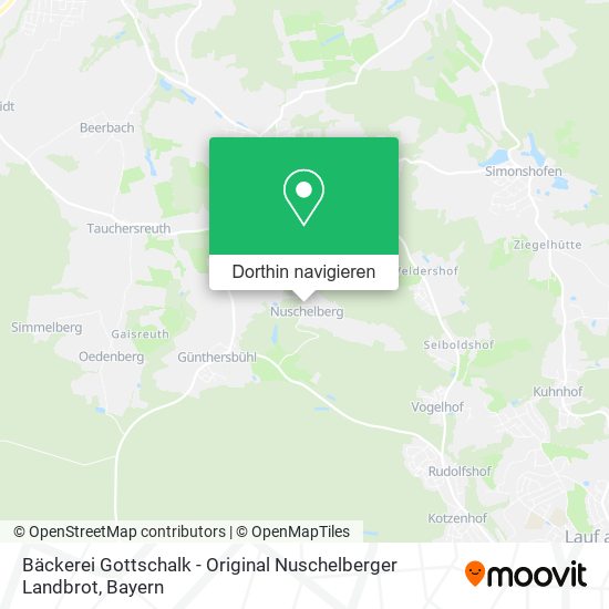 Bäckerei Gottschalk - Original Nuschelberger Landbrot Karte