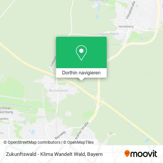 Zukunftswald - Klima Wandelt Wald Karte