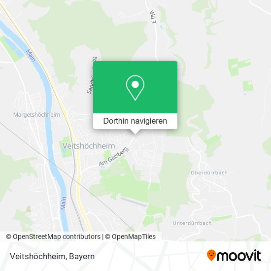 Veitshöchheim Karte