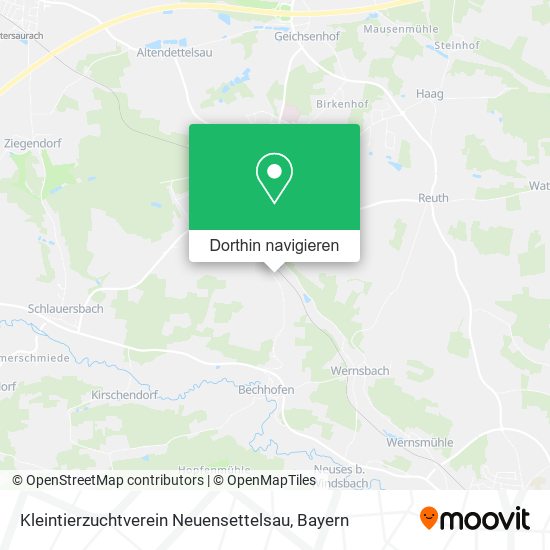 Kleintierzuchtverein Neuensettelsau Karte