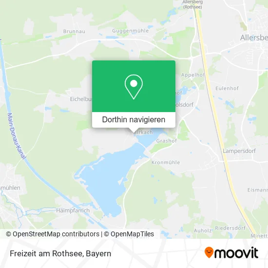 Freizeit am Rothsee Karte