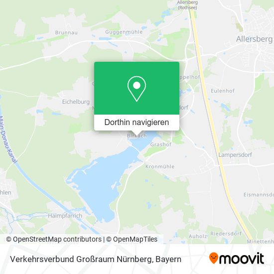 Verkehrsverbund Großraum Nürnberg Karte