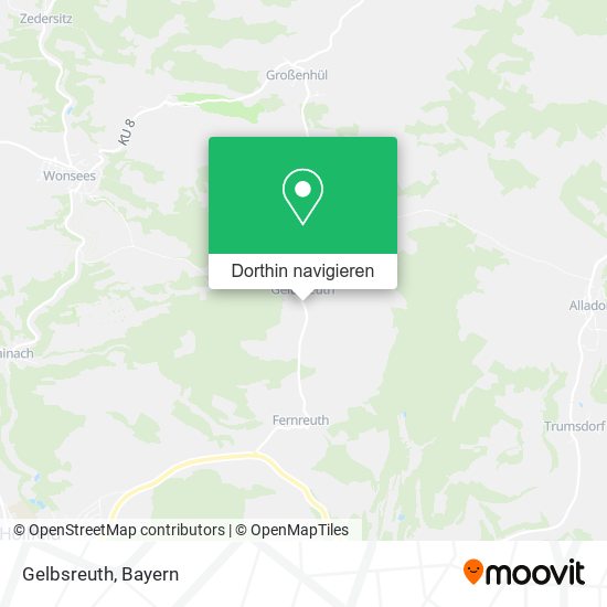 Gelbsreuth Karte