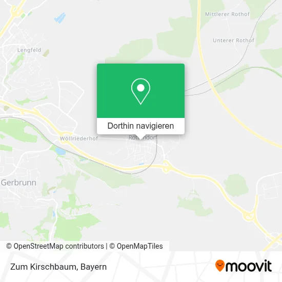 Zum Kirschbaum Karte