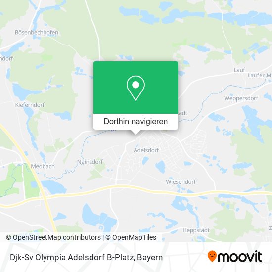 Djk-Sv Olympia Adelsdorf B-Platz Karte