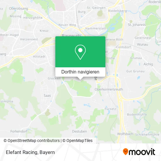 Elefant Racing Karte