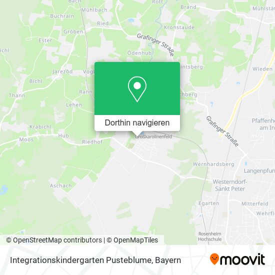 Integrationskindergarten Pusteblume Karte
