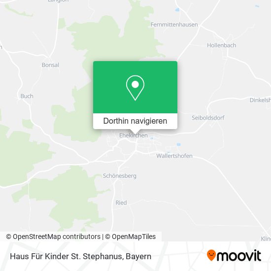 Haus Für Kinder St. Stephanus Karte