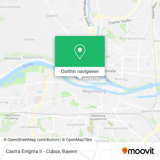 Castra Enigma II - Cubus Karte