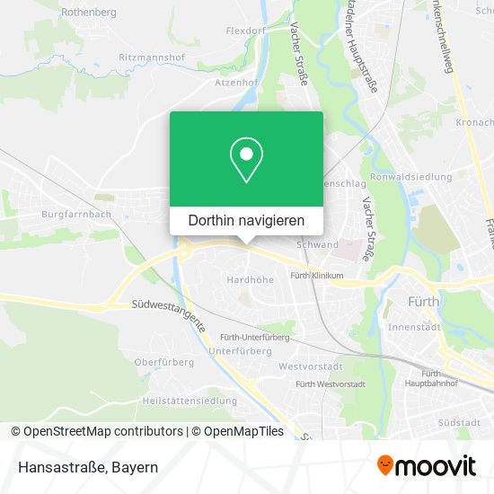 Hansastraße Karte