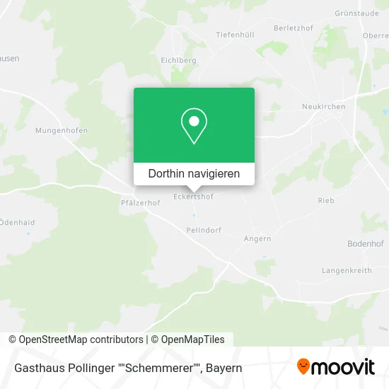Gasthaus Pollinger ""Schemmerer"" Karte