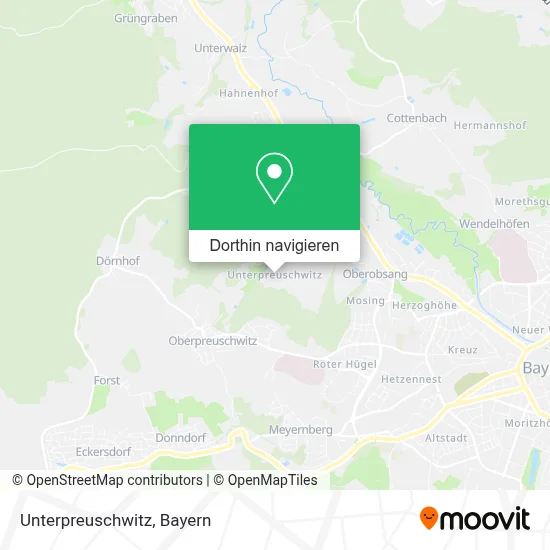 Unterpreuschwitz Karte