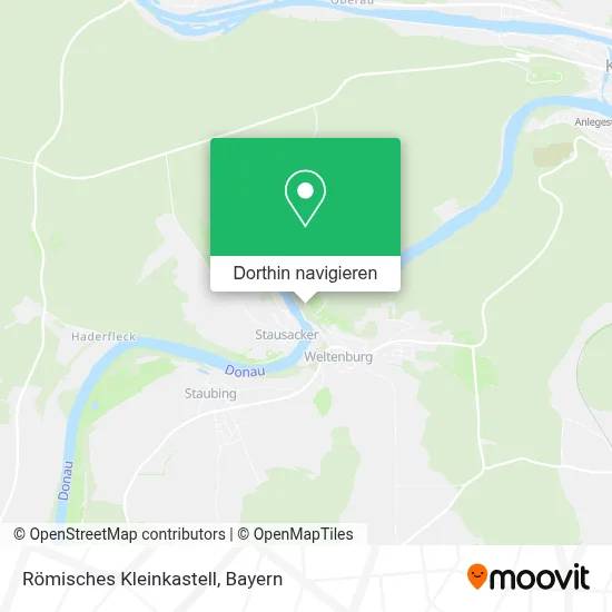 Römisches Kleinkastell Karte