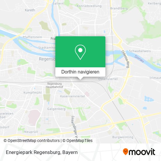 Energiepark Regensburg Karte