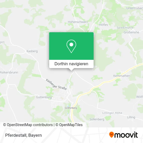 Pferdestall Karte