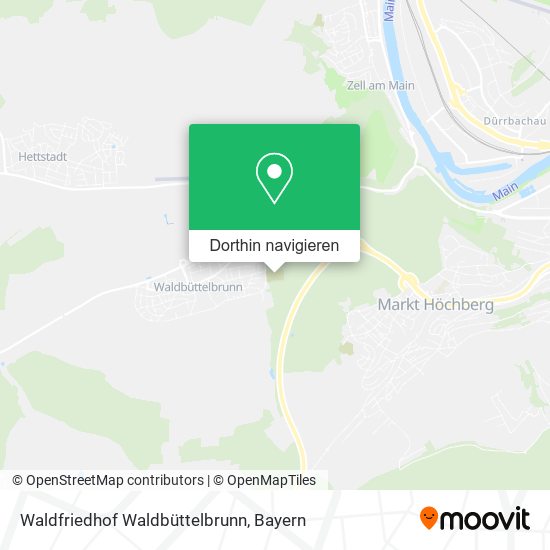 Waldfriedhof Waldbüttelbrunn Karte