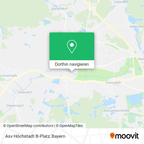 Asv Höchstadt B-Platz Karte