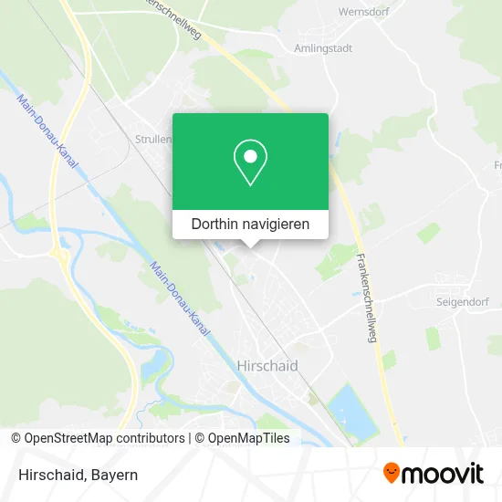 Hirschaid Karte
