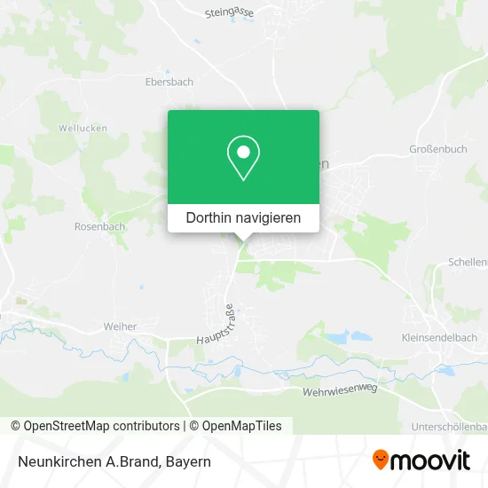 Neunkirchen A.Brand Karte