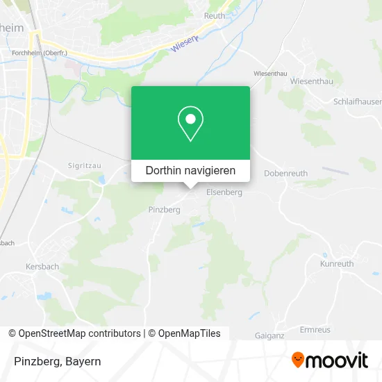 Pinzberg Karte