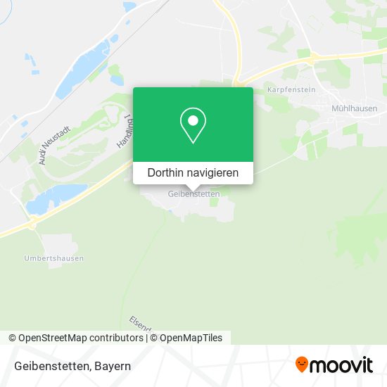 Geibenstetten Karte