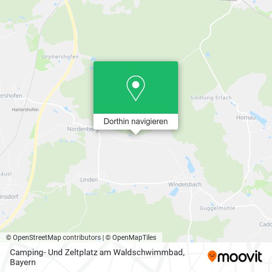 Camping- Und Zeltplatz am Waldschwimmbad Karte