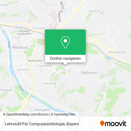 Lehrstuhl Für Computerphilologie Karte