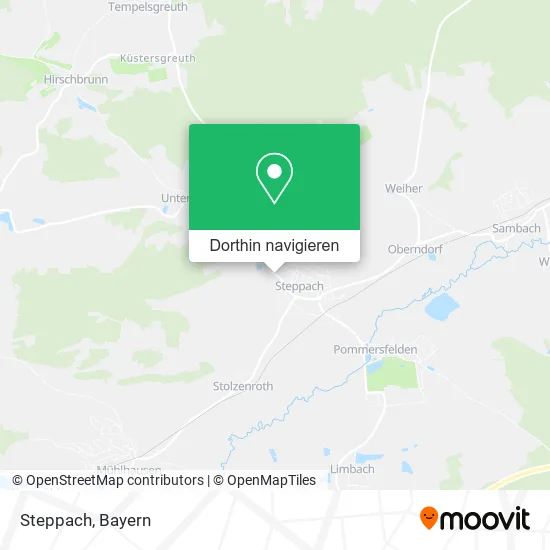 Steppach Karte