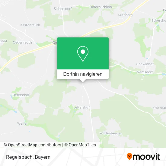 Regelsbach Karte