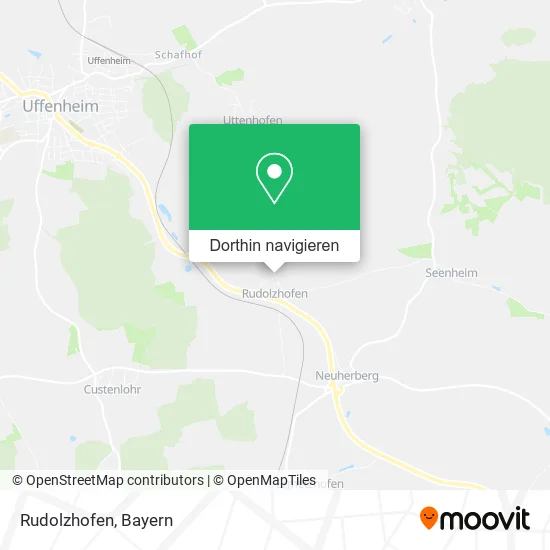 Rudolzhofen Karte