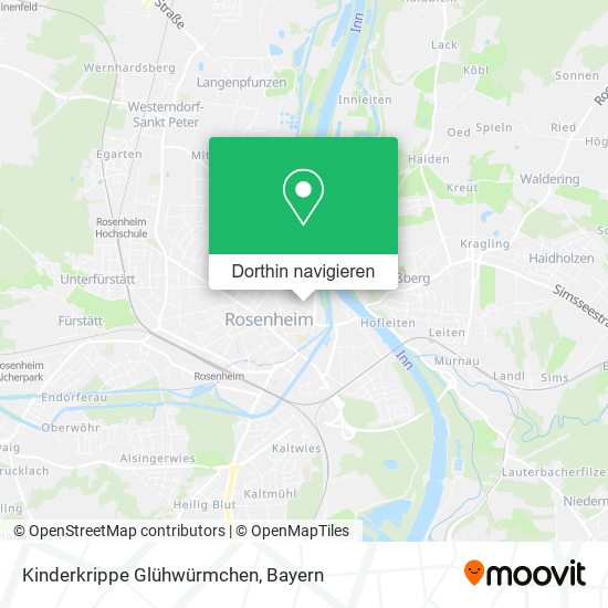 Kinderkrippe Glühwürmchen Karte