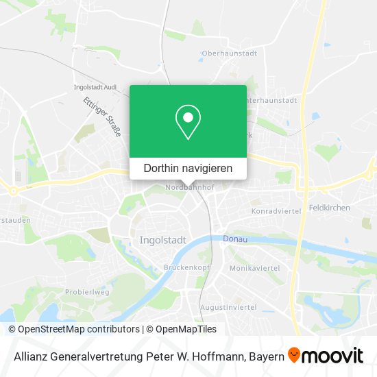 Allianz Generalvertretung Peter W. Hoffmann Karte