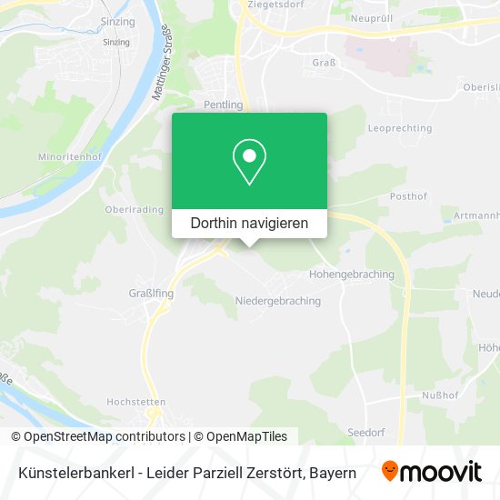 Künstelerbankerl - Leider Parziell Zerstört Karte
