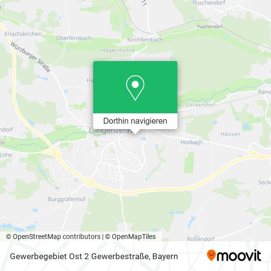 Gewerbegebiet Ost 2 Gewerbestraße Karte