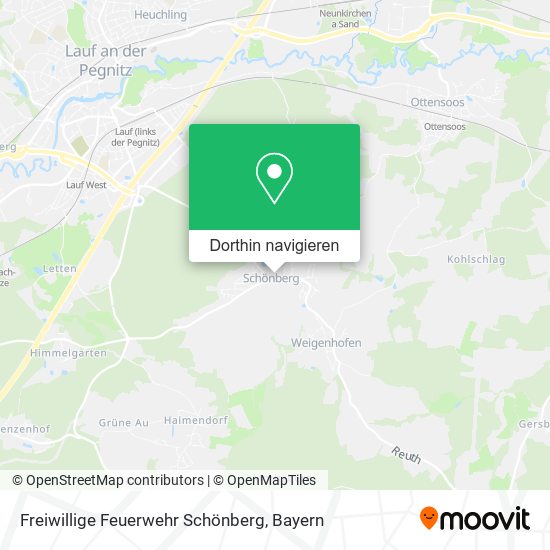 Freiwillige Feuerwehr Schönberg Karte