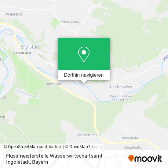 Flussmeisterstelle Wasserwirtschaftsamt Ingolstadt Karte