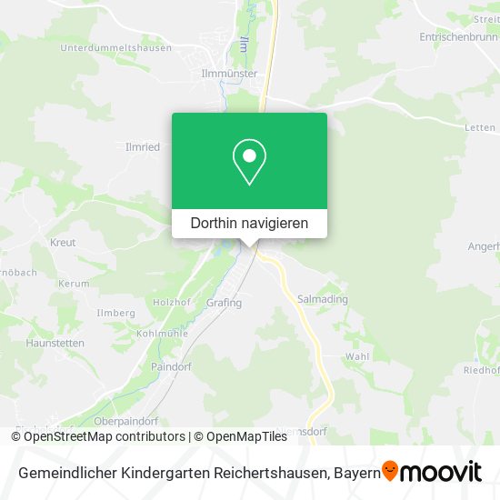 Gemeindlicher Kindergarten Reichertshausen Karte
