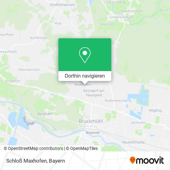 Schloß Maxhofen Karte