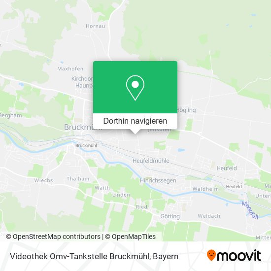 Videothek Omv-Tankstelle Bruckmühl Karte