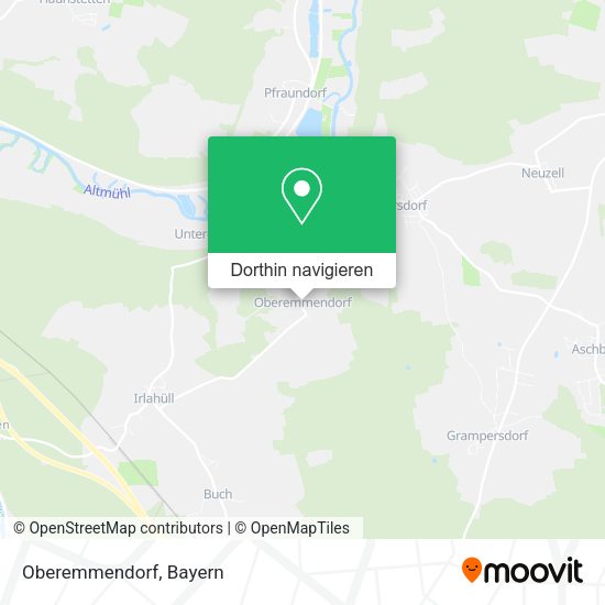 Oberemmendorf Karte