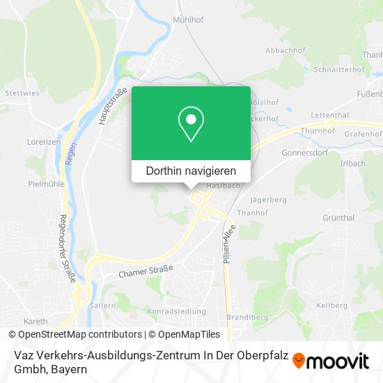 Vaz Verkehrs-Ausbildungs-Zentrum In Der Oberpfalz Gmbh Karte