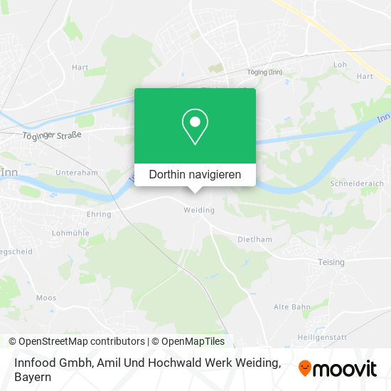 Innfood Gmbh, Amil Und Hochwald Werk Weiding Karte